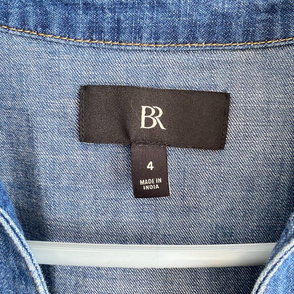 Banana Republic Cotton Cruz Oversized Denim Maxi Dress - Picture 7 of 15